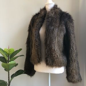 Some Days Lovin faux fur jacket